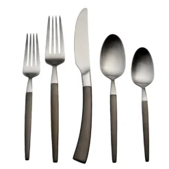 Adjacent Midnight 20-Piece Flatware Set