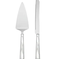 Adorn 2-Piece Cake Knife & Server Dessert Set