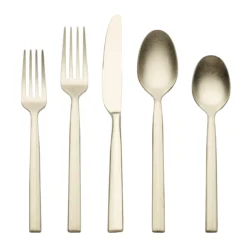Aero Champagne Rumble 20-Piece Flatware Set