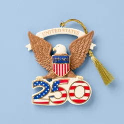 America 250th Anniversary Eagle Ornament
