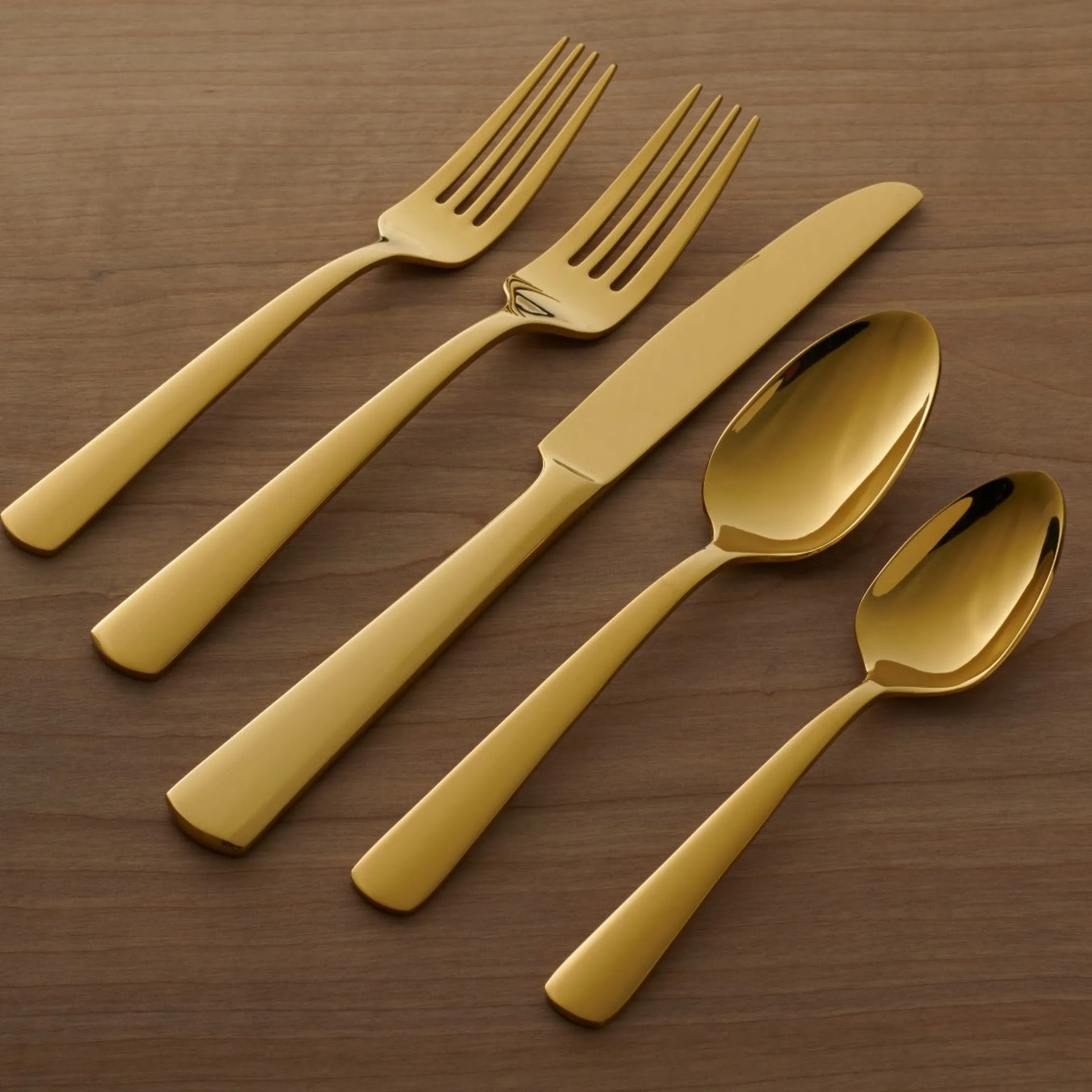 Aptitude Gold 20-Piece Flatware Set
