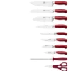 Argentum Red 14-Piece Cutlery Block Set