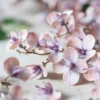 Artificial Blush Japanese Cherry Stem