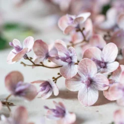 Artificial Blush Japanese Cherry Stem