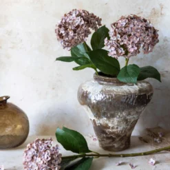 Artificial Real Touch Antique Blush Hydrangea Stem