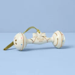 2026 Baby's 1st Christmas Rattle Ornament