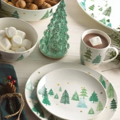 Balsam Lane Dinner Plates, Set of 4