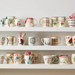Balsam Lane Mugs, Set of 4