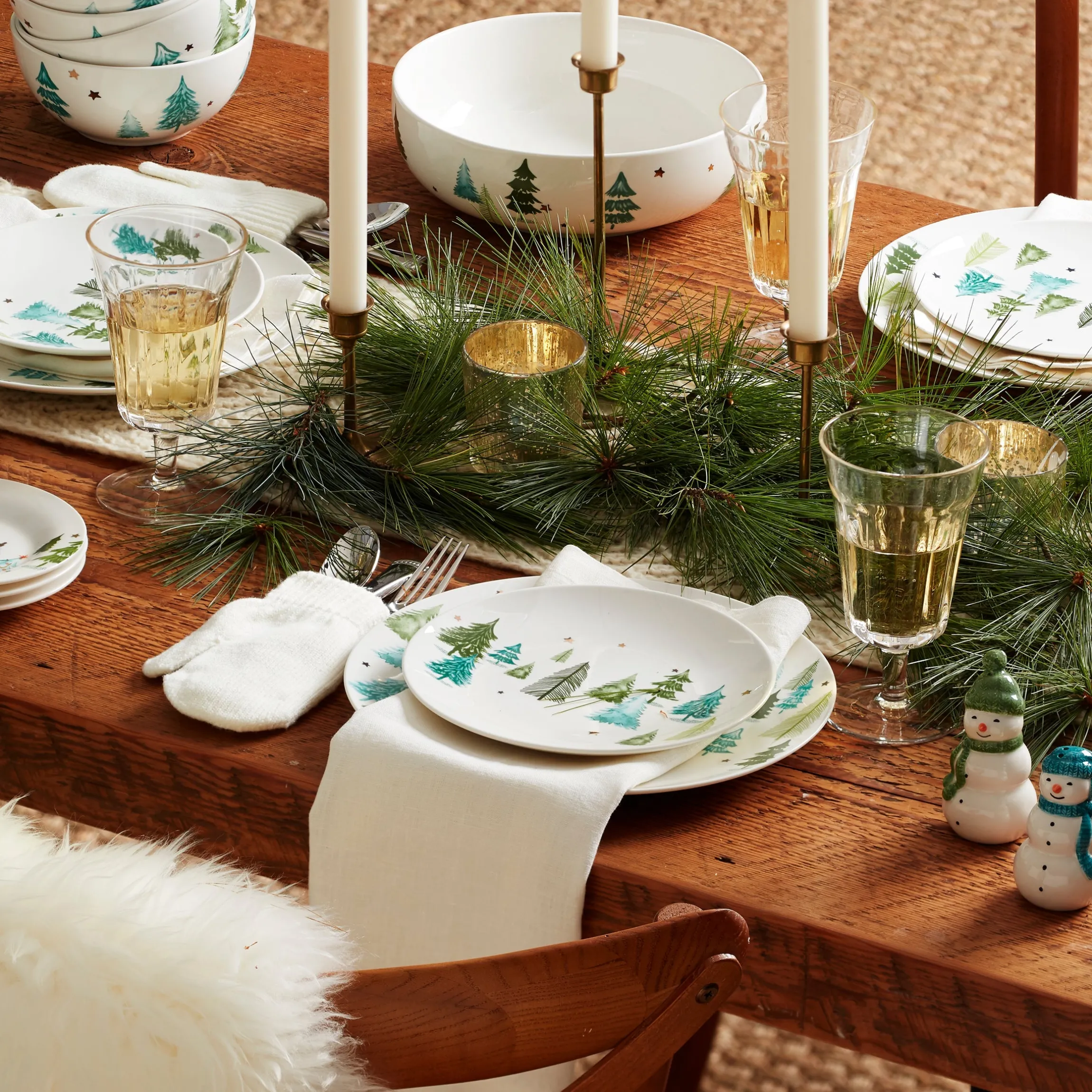 Balsam Lane 12-Piece Dinnerware Set