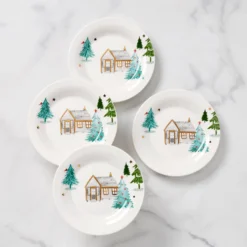 Balsam LaneTidbit Plates, Set of 4