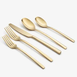 Beacon Gold Mirror 20-Piece Flatware Set