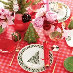 Be Jolly Color Tidbit Plates - Set of 4