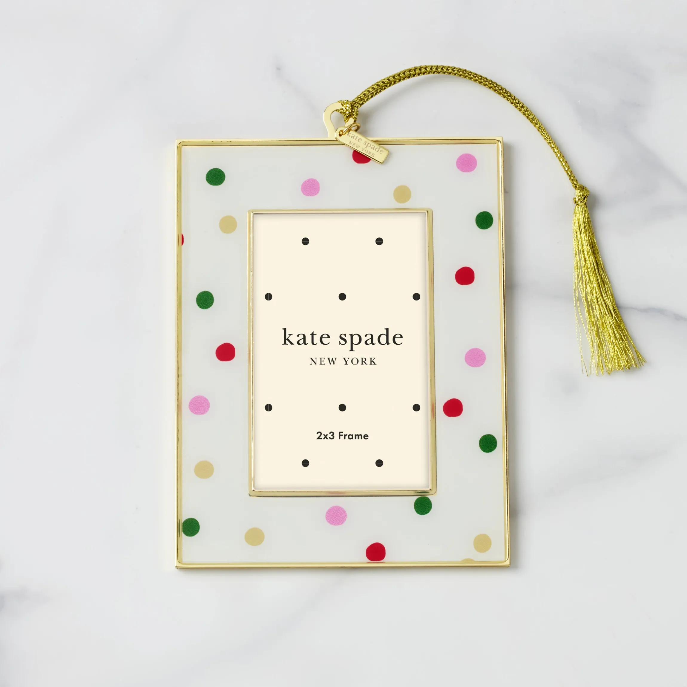 Be Jolly Dot Mini Frame Ornament