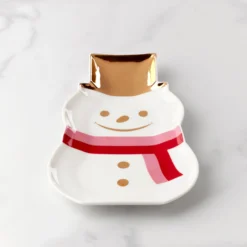 Be Jolly Snowman Candy Dish