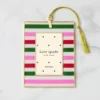 Be Jolly Stripe Mini Frame Ornament