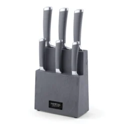 Beton 7-Piece Cutlery Block Set
