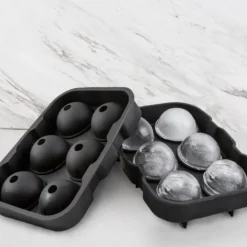 Black Round Silicone Ice Mold