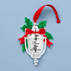 2025 Bless This Home Silverplate Ornament