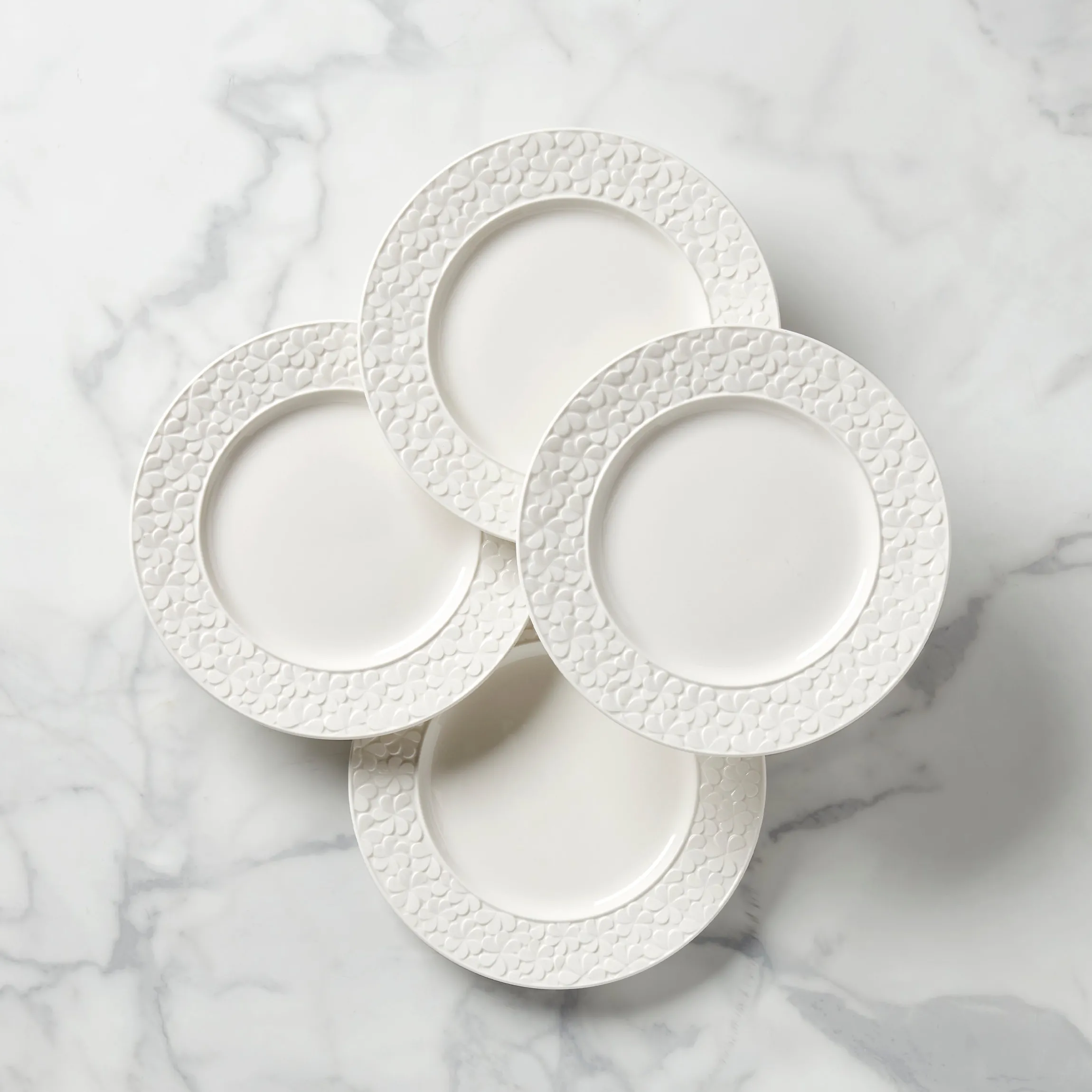 Blossom Lane Accent Plates, Set of 4