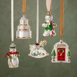 2025 Blown Glass Baby's 1st Rocking Horse Ornament