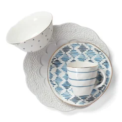Blue Bay Dessert Mugs, Set of 4