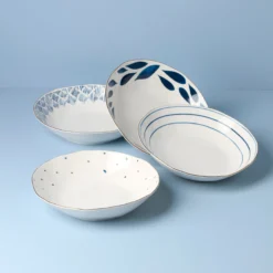 Blue Bay Dinner Bowls, Set of 4