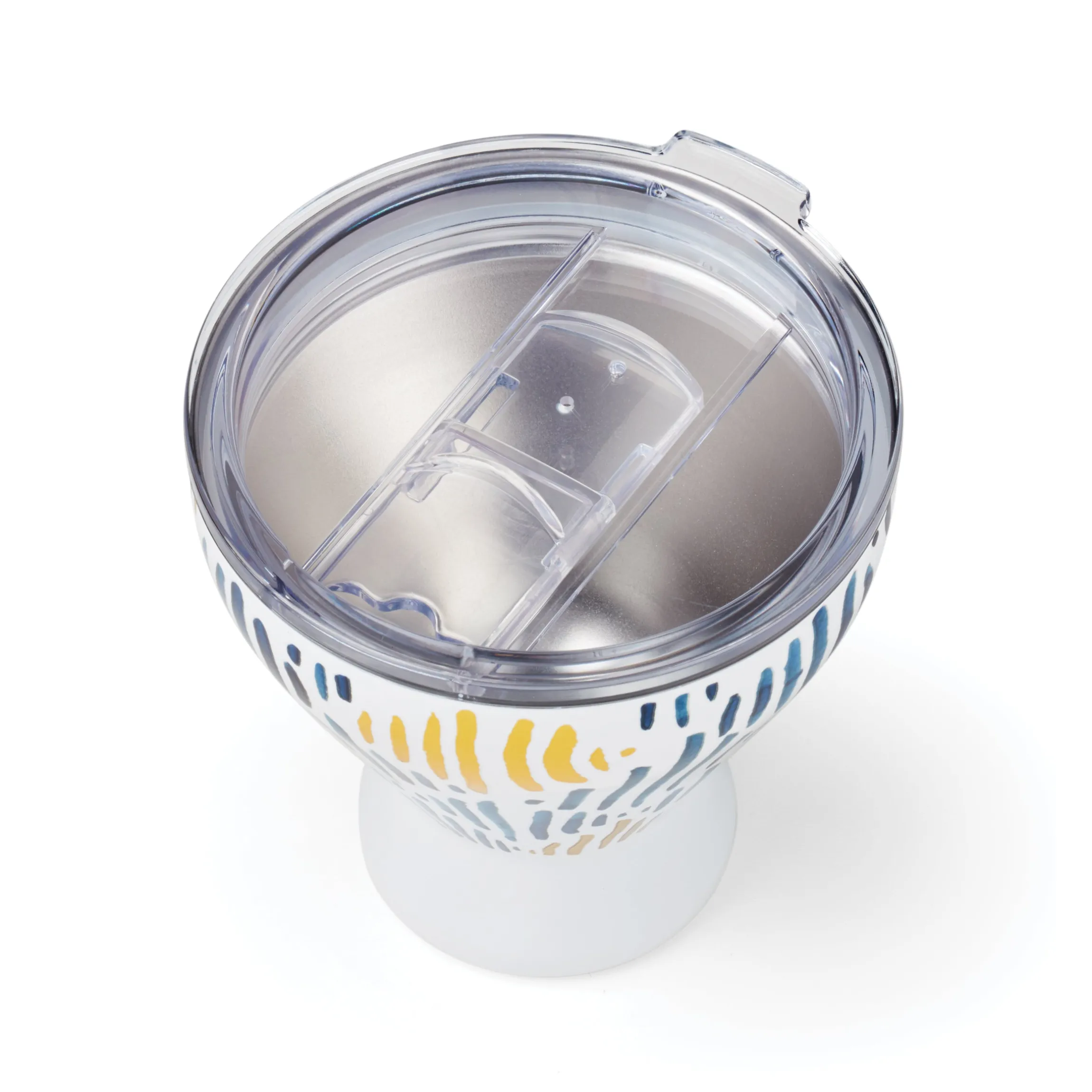 Blue Bay Ikat Stainless Steel Cocktail Tumbler