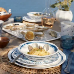 Blue Bay Melamine Assorted Accent Plates, Set of 4
