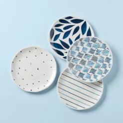Blue Bay Melamine Assorted Accent Plates, Set of 4