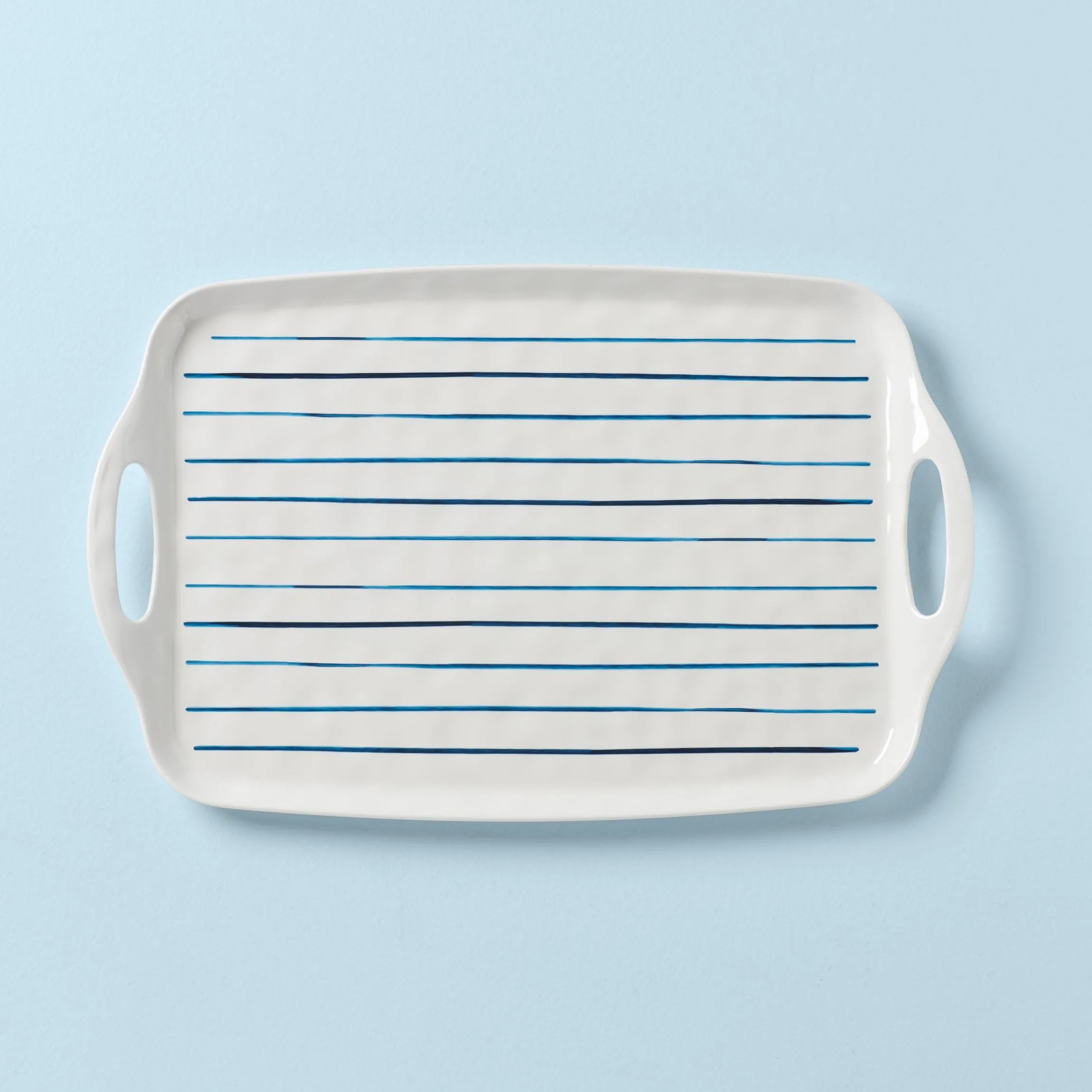 Blue Bay Melamine Handled Platter