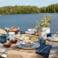 Blue Bay Melamine 20-Piece Dinnerware Set