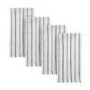 Blue Bay Stripe Dinner Napkins, Set of 4