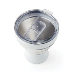 Blue Bay Stripe Stainless Steel Cocktail Tumbler