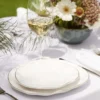 Blue Bay White 12-Piece Dinnerware Set