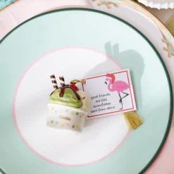 British Colonial Bamboo Dinner Plate