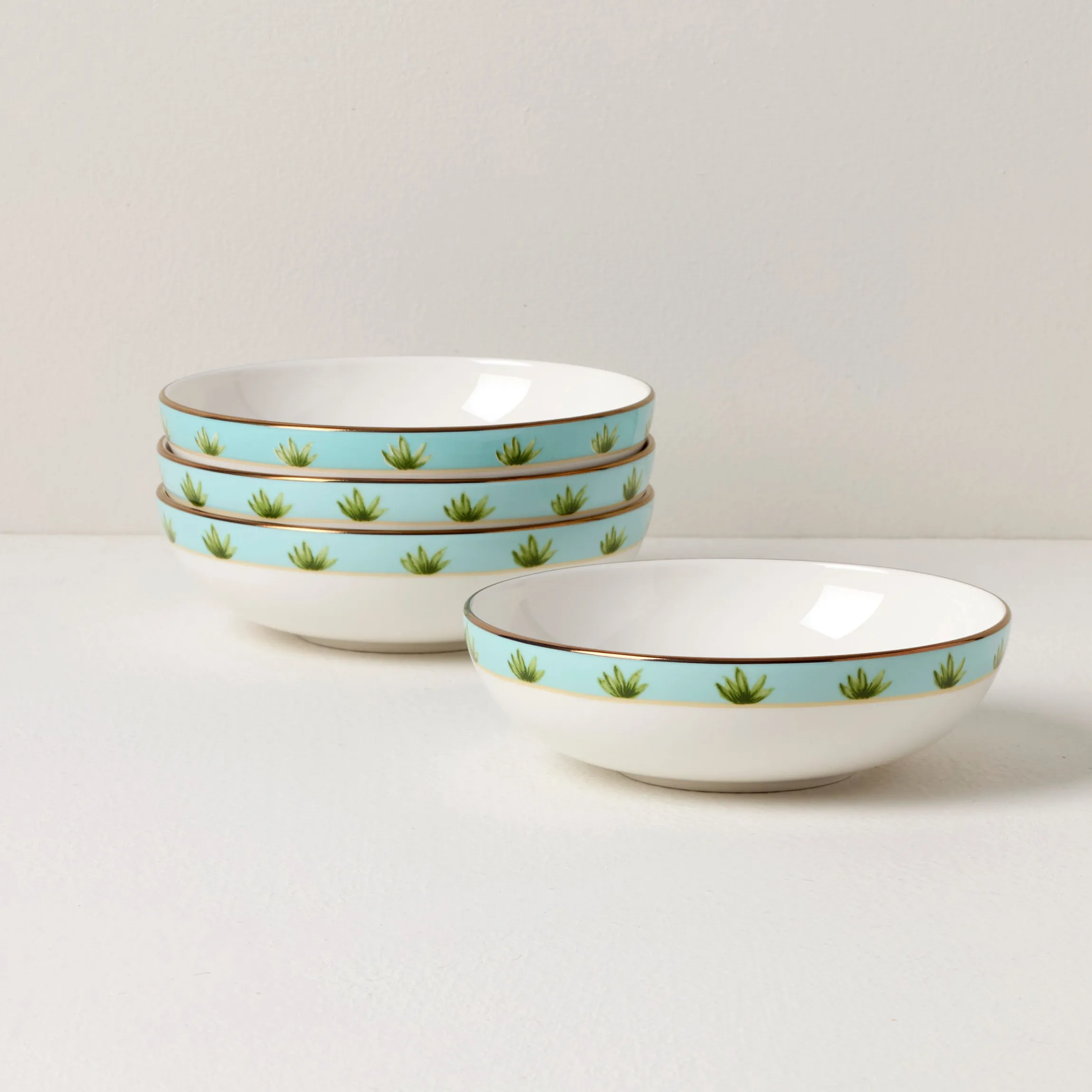 British Colonial Tradewinds Fruit Bowls, Set of 4