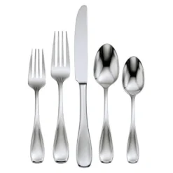 Brushed Satin Voss 45 Piece Flatware Set