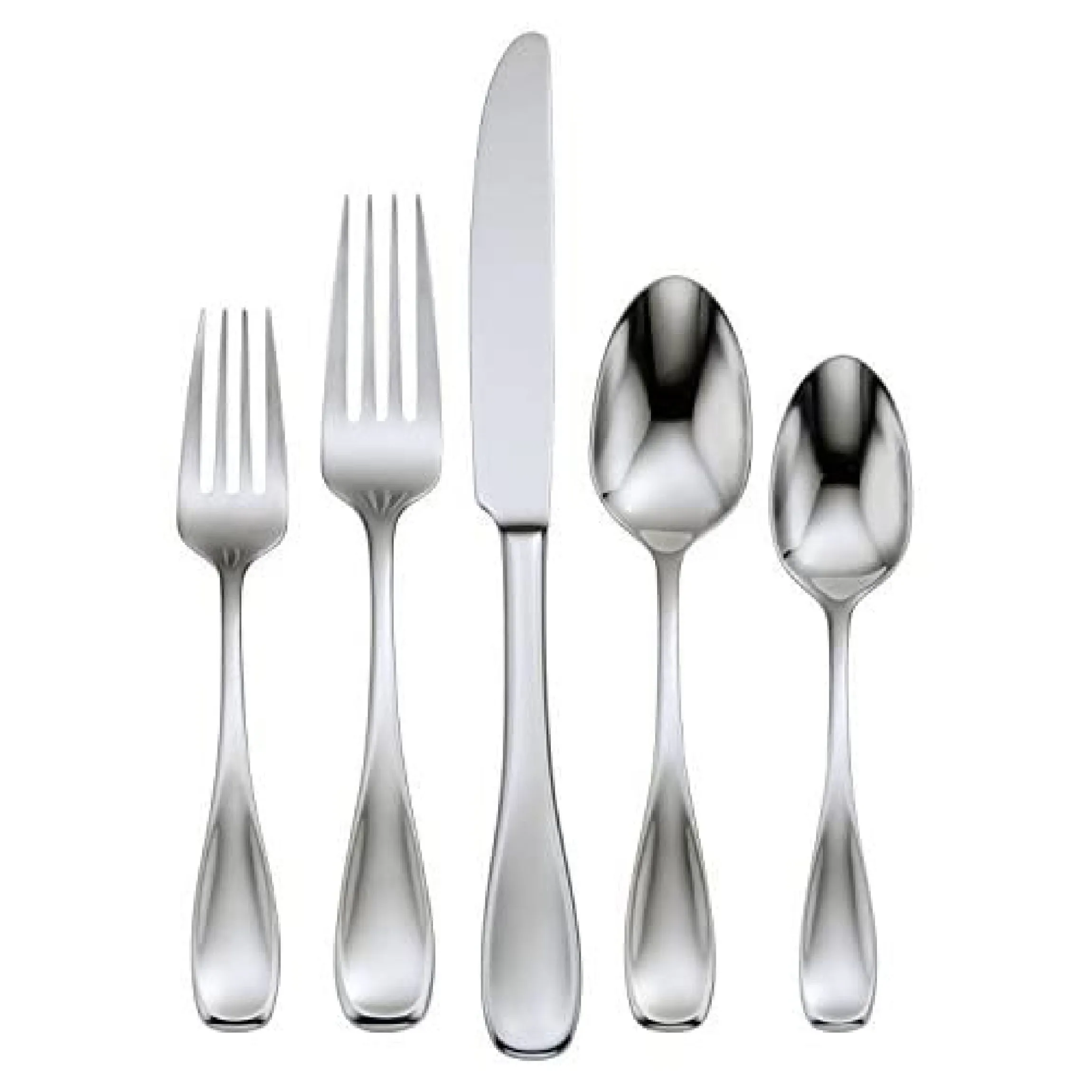 Brushed Satin Voss 45 Piece Flatware Set