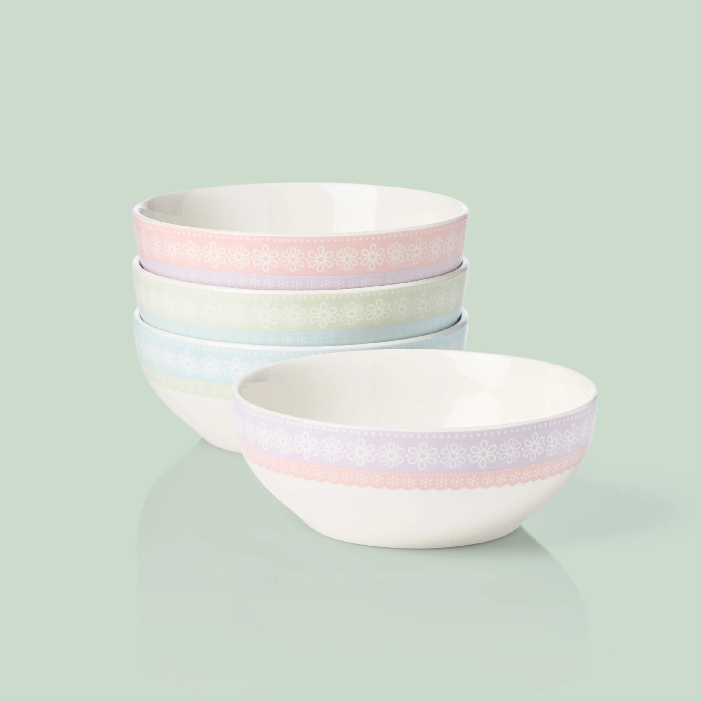 Bunny Hop All-Purpose Bowls, Set of 4