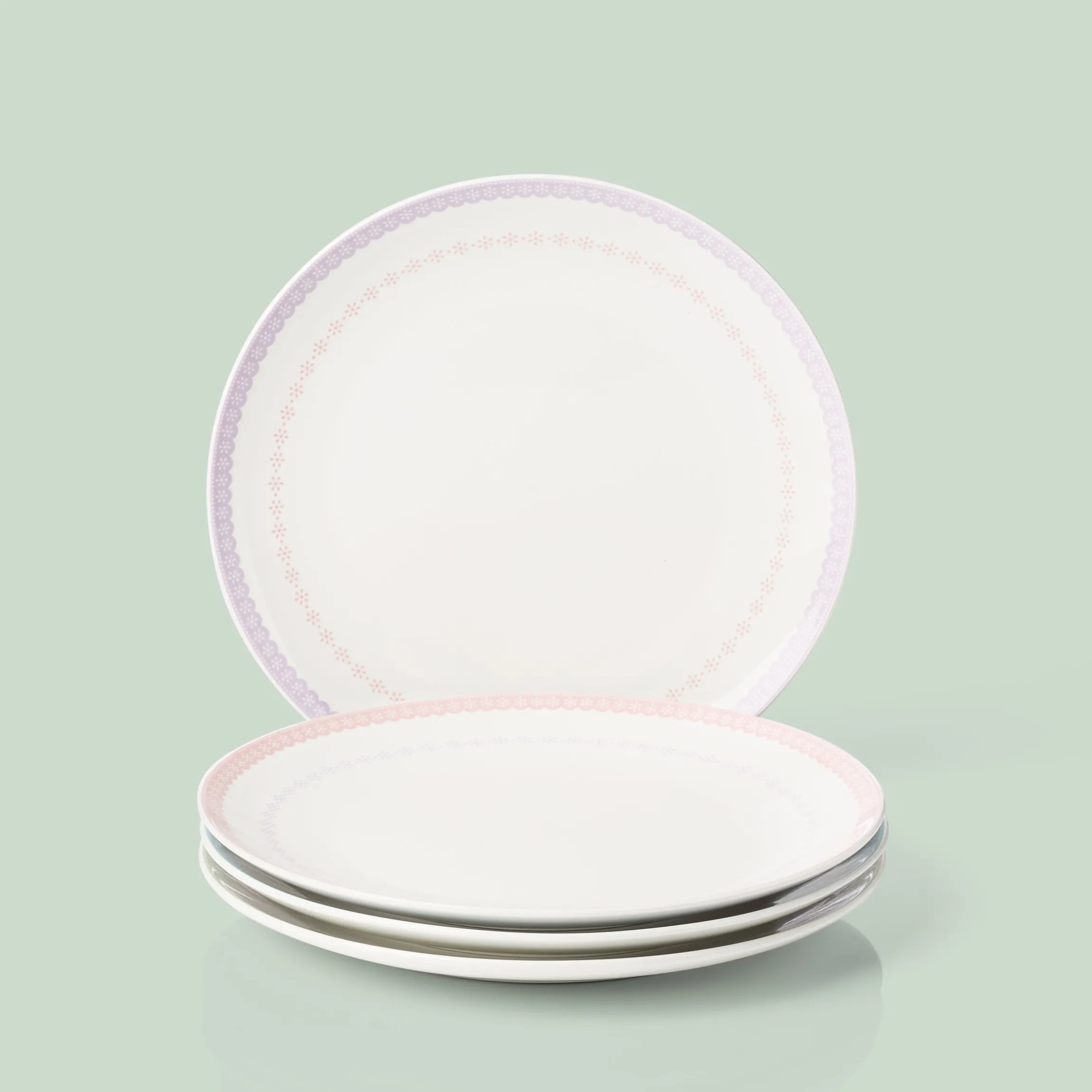 Bunny Hop Dinner Plates, Set of 4