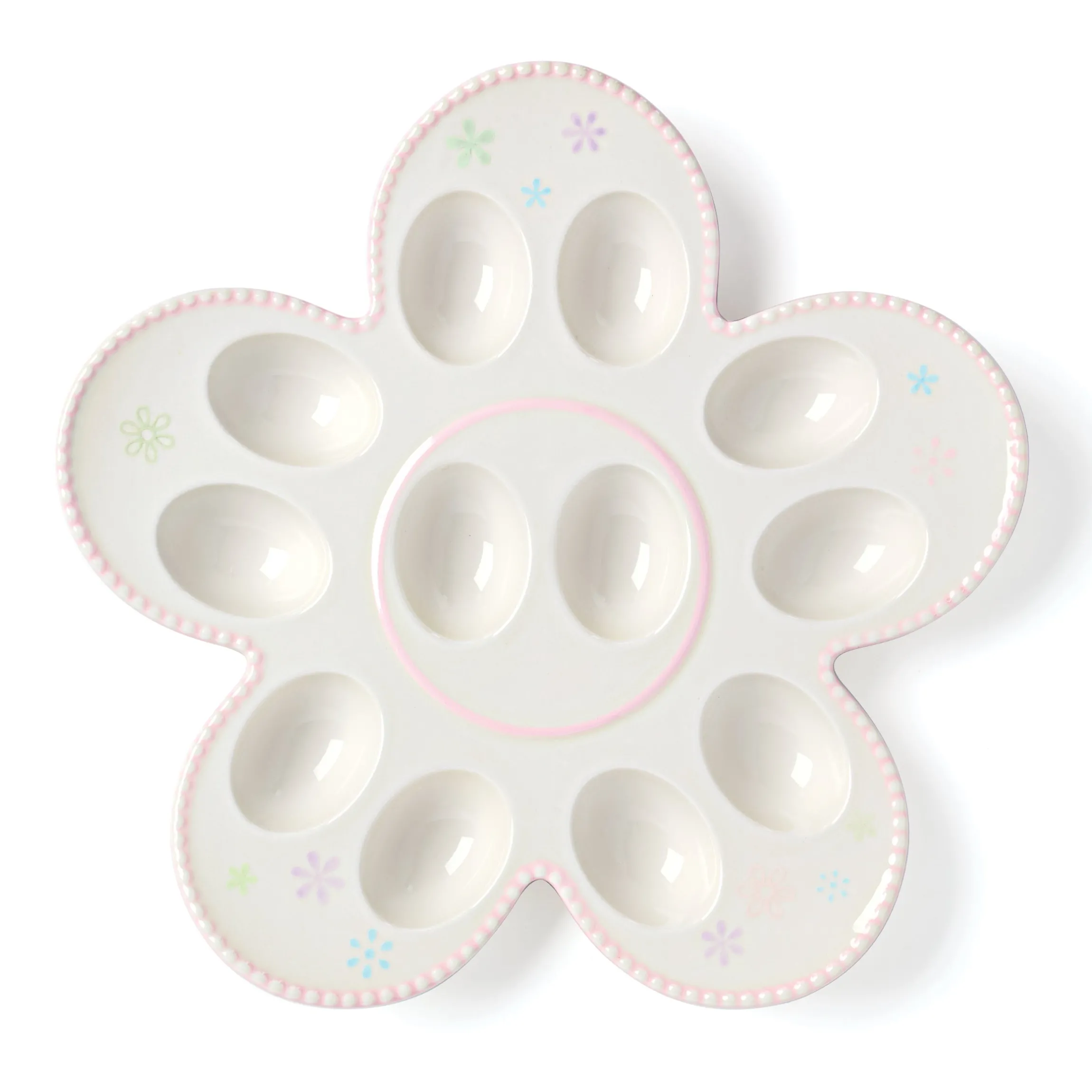 Bunny Hop Easter Egg Platter