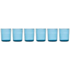 Bunny Hop Stackable Blue Tall Glasses, Set of 6