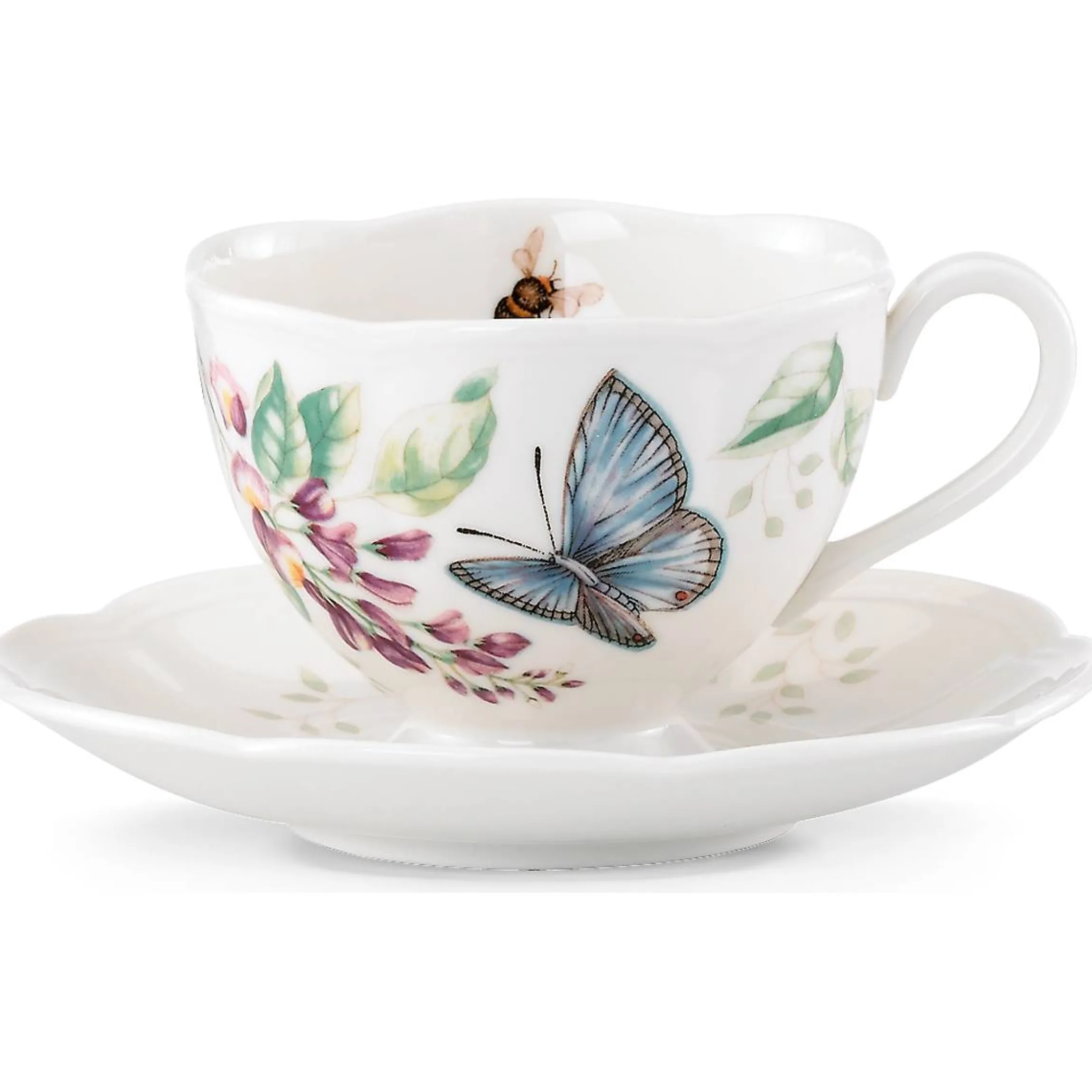 Butterfly Meadow Blue Cup & Saucer