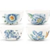 Butterfly Meadow Blue Dessert Bowls, Set of 4