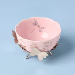 Butterfly Meadow Bowl with Stand