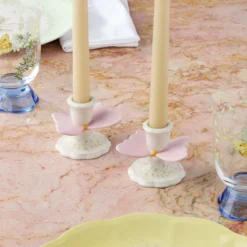 Butterfly Meadow Candlestick Holders, Set of 2