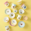 Butterfly Meadow Colors Mugs, Set of 4