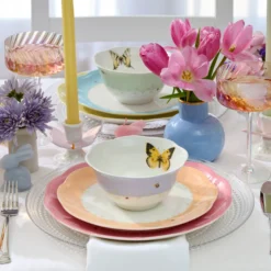 Butterfly Meadow Colors 18-Piece Dinnerware Set