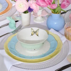 Butterfly Meadow Colors 4-Piece Dessert Bowl Set
