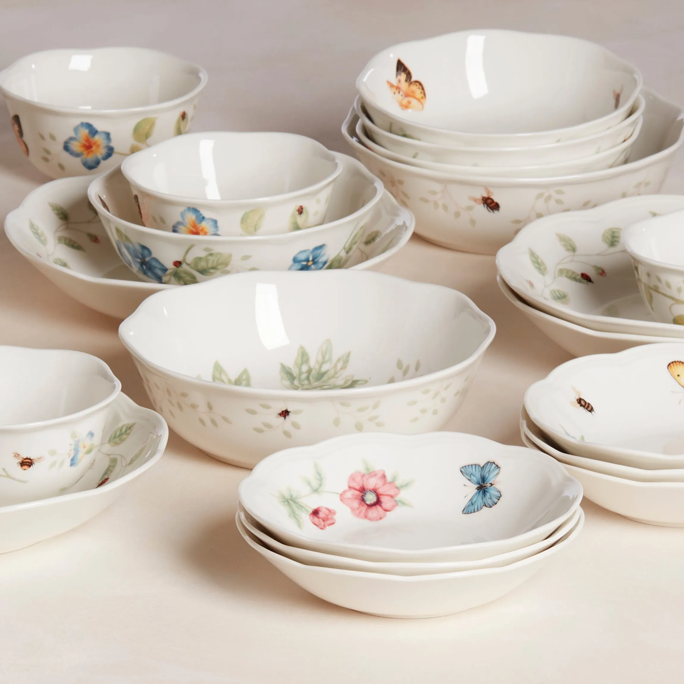 Butterfly Meadow Dessert Bowl